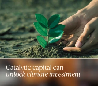 One of the biggest barriers to scaling climate investment